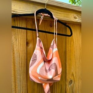 Princess Polly Retro Tie Top *matching skirt is listed as well*